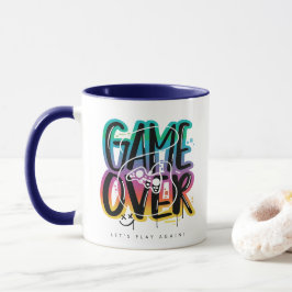 Game over graffiti joystick gamer tasse