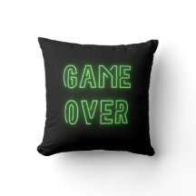 Game Over grellgrüne Nebel Light Videospiele