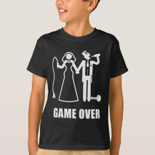 Game Over (JGA Bride and Groom New Whip Ber W) T-Shirt