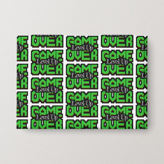 Game Over: Klassische Spiele wiederbeleben & dein  Button (Vorderseite)
