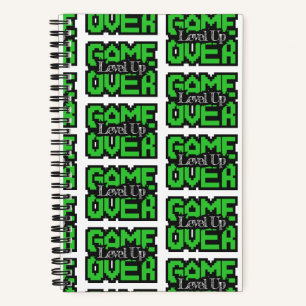 Game Over, Level Up: Retro-Pixel-Sandbox-Abenteuer Notizbuch