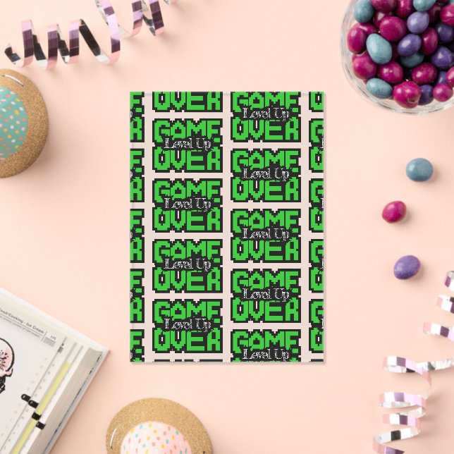 Game Over, Level Up: Retro Pixel Sandbox Adventure Acryleinladungen (Insitu (Feier))