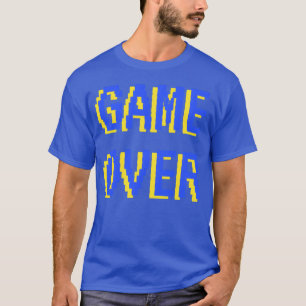 Game Over Lustiger Slogan Retro Spiele 80er Mädche T-Shirt