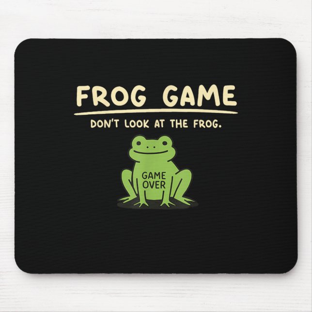 Game Over Nicht Den Frosch Ansehen Geschenke Für M Mousepad (Vorne)