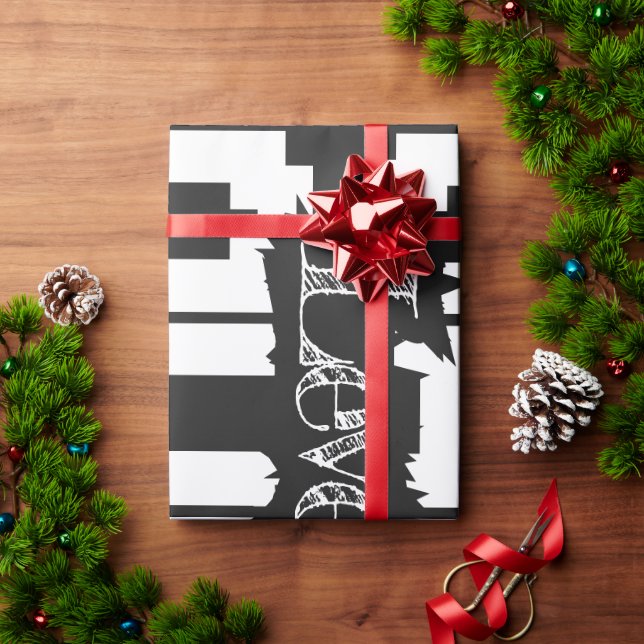 Game Over: Revive Old Games, Level Up Your Game Geschenkpapier (Feiertagsgeschenk)