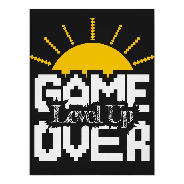 Game Over: Revive Old Games, Level Up Your Game Poster (Vorderseite)