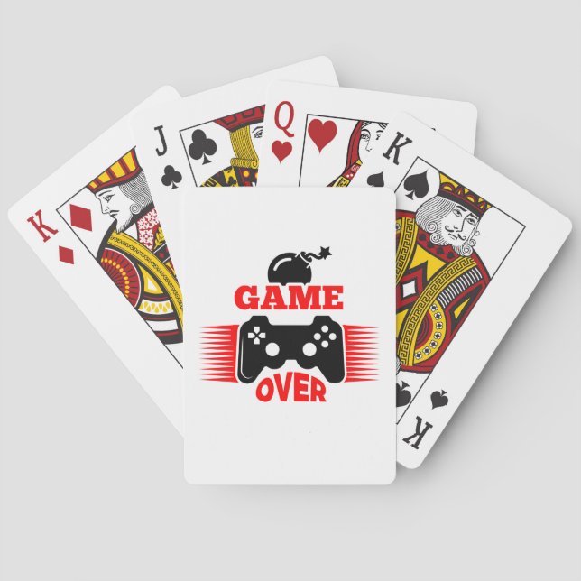 Game Over Spielkarten (Rückseite)