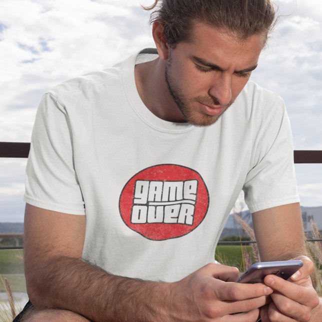 Game Over - T - Shirt des Videospielers (Von Creator hochgeladen)