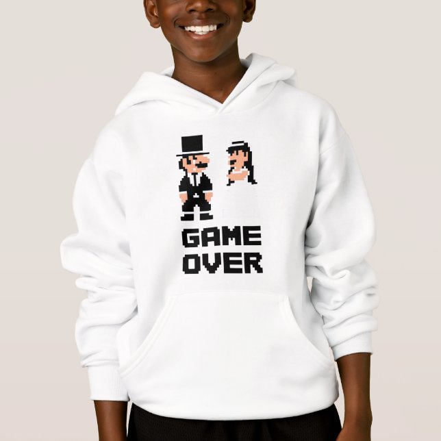 Game over t.Shirt  Hoodie (Vorderseite)