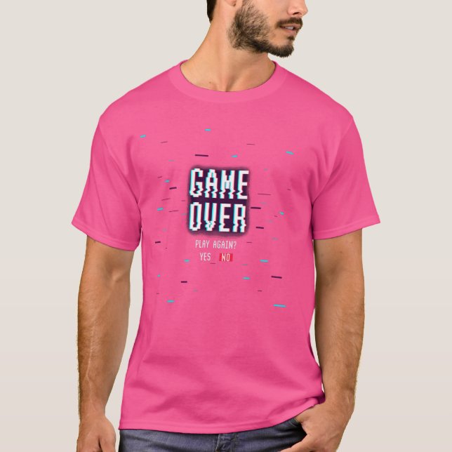 Game Over - Video Game Controller - Joystick - Kon T-Shirt (Vorderseite)