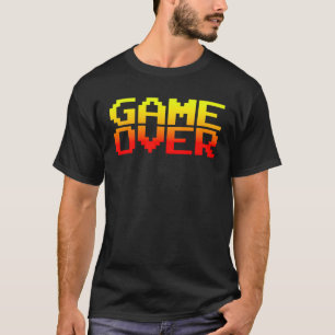Game Over Video Games Gameover für Männer T-Shirt