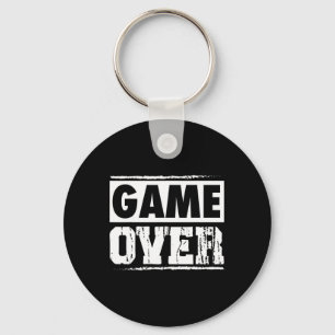 Game Over Vintag Retro Video Games Gaming Arcade Schlüsselanhänger
