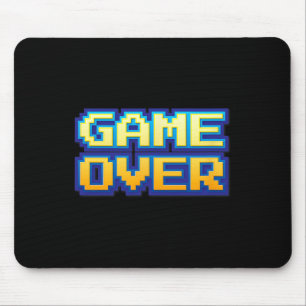 Game Over Vintage Retro Videospiel Arcade 80er 90e Mousepad