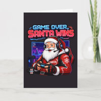 Game Over Weihnachtsmann gewinnt Gamer Weihnachten