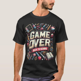 Game Over Zurück zur Schule: Kreatives Chaos T-Shirt