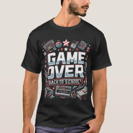 Game Over, Zurück zur Schule: Retro-Vibes T-Shirt