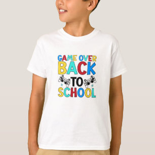 Game Over: Zurück zur Schule T-Shirt