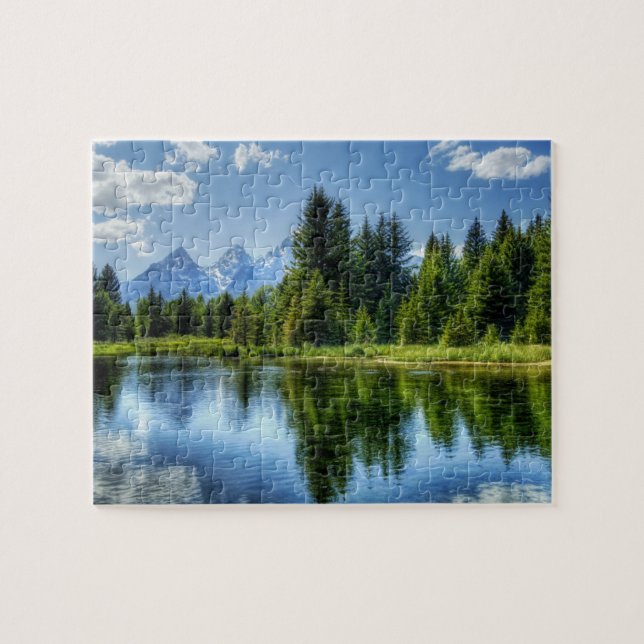 Game Puzzle-Mountain Lake Puzzle (Horizontal)