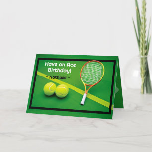 🎾 Game-Set-Geburtstag: Eine Feier der Ära Karte