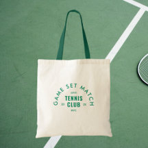 Game Set Match Après Tennis Club Green Handle