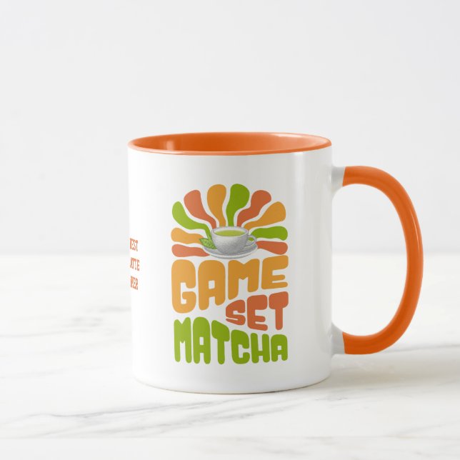 GAME SET MATCHA Spaß Latte Drinker Tasse (Rechts)