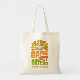 GAME SET MATCHA Spaß Latte Drinker Tragetasche