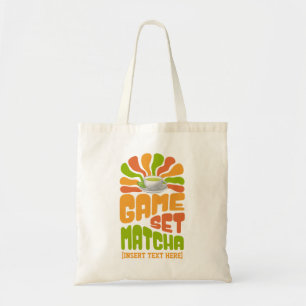 GAME SET MATCHA Spaß Latte Drinker Tragetasche