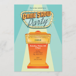 Game Show Party Einladung