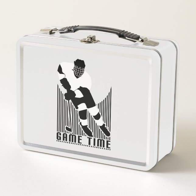 Game Time - Hockey Metall Brotdose (Vorderseite)