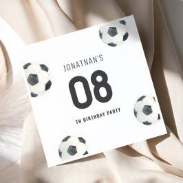 Game Time Soccer Football Boy Geburtstag Serviette