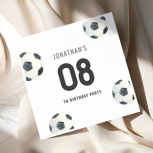 Game Time Soccer Football Boy Geburtstag Serviette