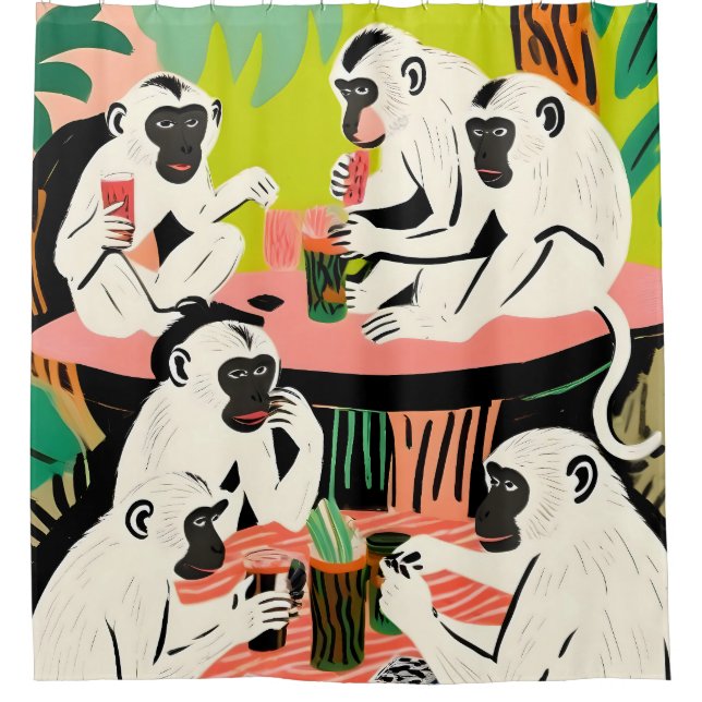 Game Weekend Duschvorhang (Vorderseite)