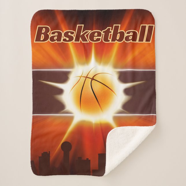 Game-Winning Basketball Energie des Hofes MVP Sherpadecke (Vorderseite)