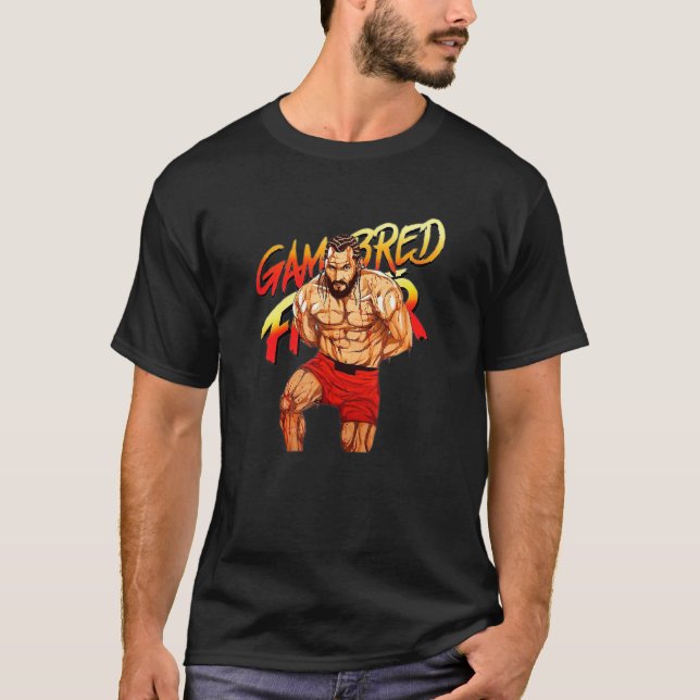 Gamebred Mma Bmf Fighter Miami Street Jesus 3 Piec T-Shirt (Vorderseite)