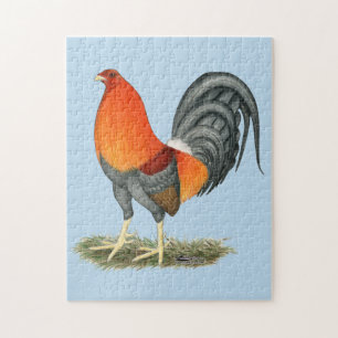 Gamecock Blue Red Rooster Puzzle