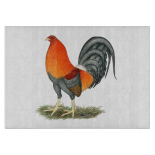 Gamecock Blue Red Rooster Schneidebrett