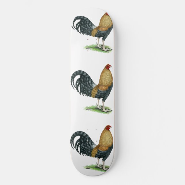 Gamecock:  Dom oder Crele Skateboard (Vorderseite)