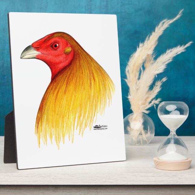 Gamecock Dubbed Fotoplatte (Seite)