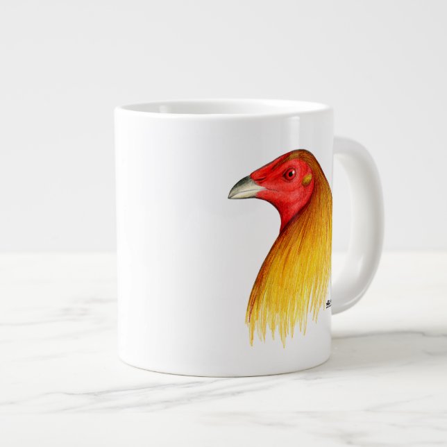 Gamecock Dubbed Jumbo-Tasse (Vorderseite Rechts)