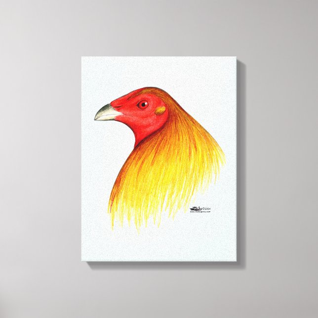 Gamecock Dubbed Leinwanddruck (Vorderseite)