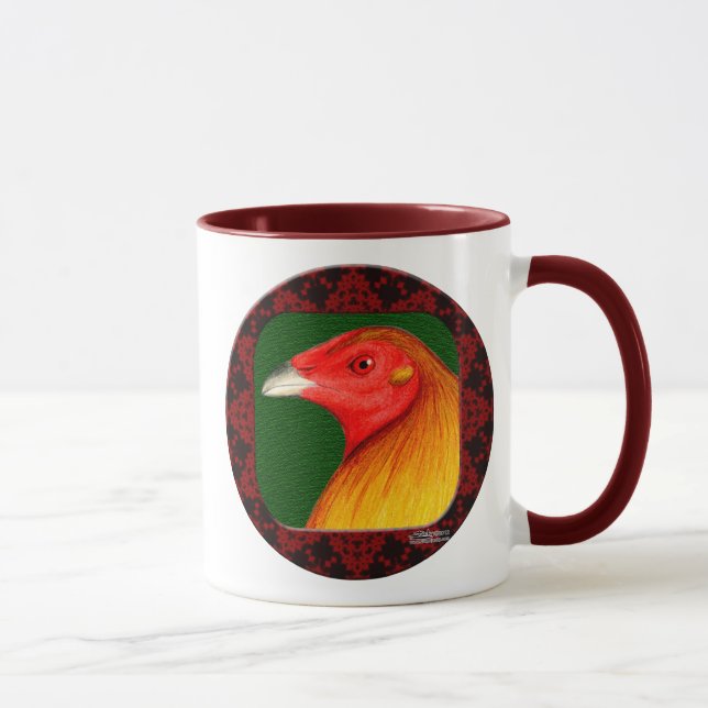 Gamecock Gerahmt Tasse (Rechts)