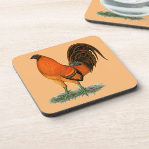 Gamecock Ginger Red Rooster Untersetzer