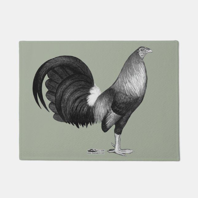 Gamecock Red Hatch Fußmatte (Vorderseite)