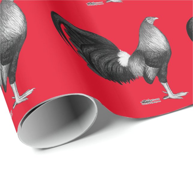 Gamecock Red Hatch Geschenkpapier (Rolleneckpunkt)