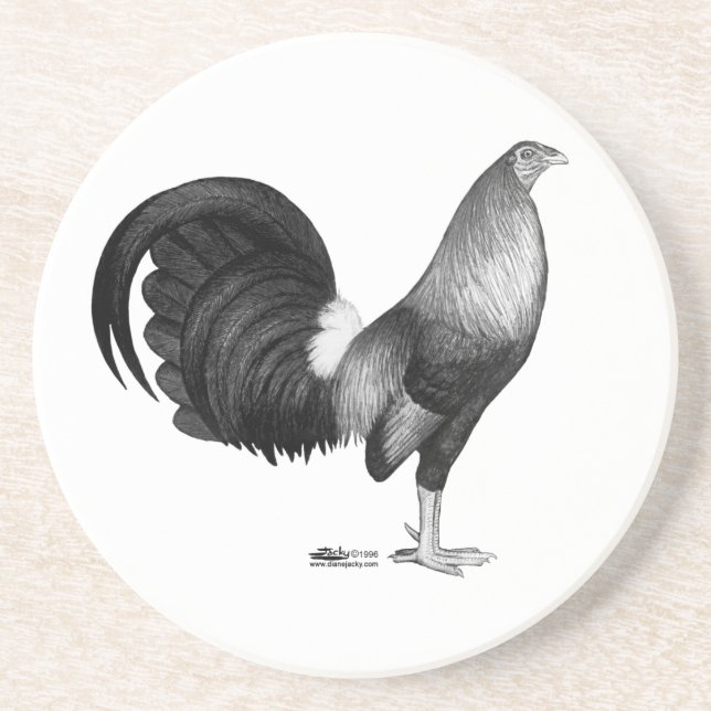 Gamecock Red Hatch Untersetzer (Vorne)