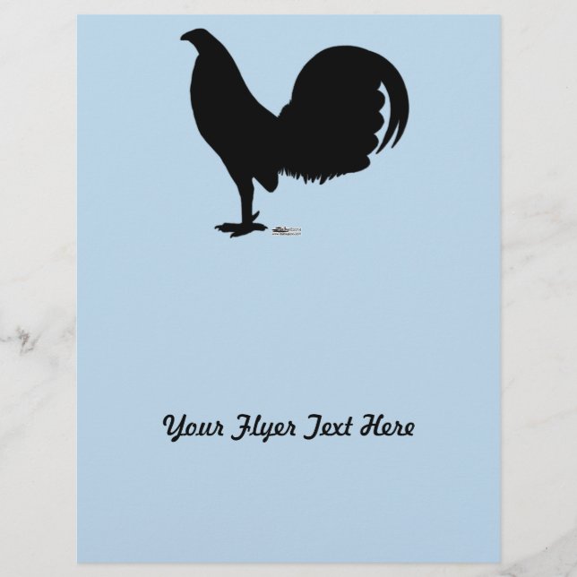 Gamecock Rooster-Silhouette (Vorderseite)