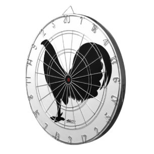 Gamecock Rooster-Silhouette Dartscheibe