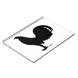 Gamecock Rooster-Silhouette Notizblock