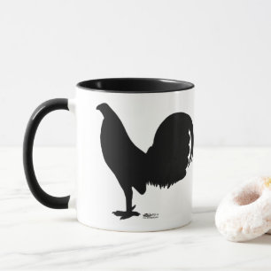 Gamecock Rooster-Silhouette Tasse