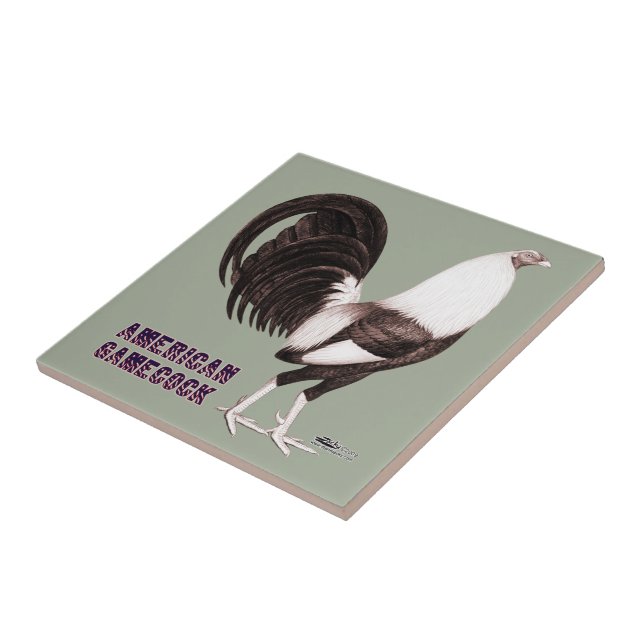 Gamecock Sepia Fliese (Seite)